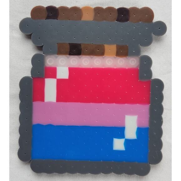 Bisexual LGBT Potion Perler Pixel Art - Picture 1 of 2